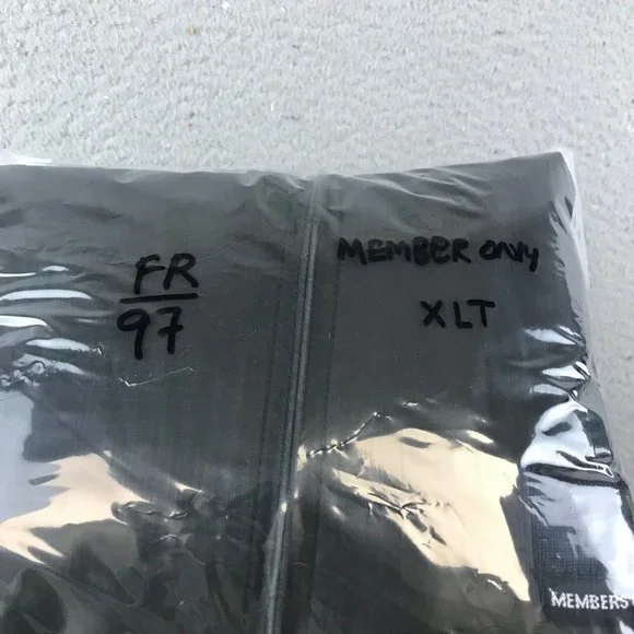 Members Only Jacket Mens Black Flight Bomber Zip Up XL - Picture 8 of 8